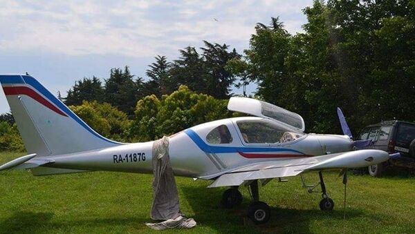 Прогулочный самолет упал в Пицунде - Sputnik Южная Осетия