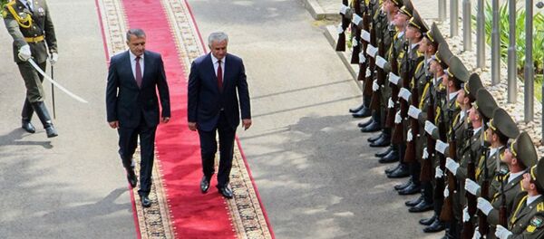 Визит президента Южной Осетии в Абхазию Визит президента Южной Осетии в Абхазию - Sputnik Южная Осетия