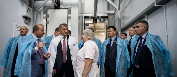 Открытие завода Растдон - Sputnik Хуссар Ирыстон