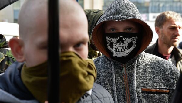 Акция радикалов в Киеве - Sputnik Южная Осетия