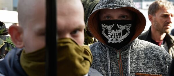 Акция радикалов в Киеве Акция радикалов в Киеве - Sputnik Южная Осетия