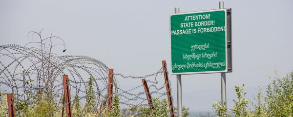 Граница Южной Осетии с Грузией Граница Южной Осетии с Грузией - Sputnik Южная Осетия