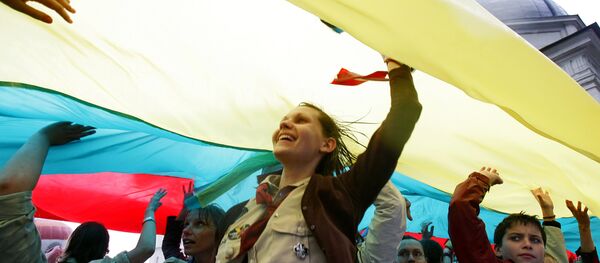 Марш в Литве Марш в Литве - Sputnik Южная Осетия