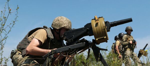 Учения украинских военных Учения украинских военных - Sputnik Южная Осетия