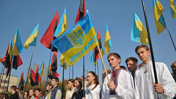 Мероприятия в честь годовщины создания УПА на Украине - Sputnik Южная Осетия