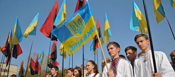 Мероприятия в честь годовщины создания УПА на Украине Мероприятия в честь годовщины создания УПА на Украине - Sputnik Южная Осетия