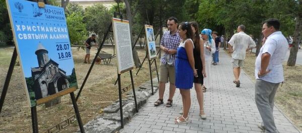 Фотовыставка Христианские святыни Алании в Севастополе Фотовыставка Христианские святыни Алании в Севастополе - Sputnik Южная Осетия