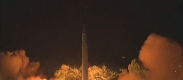 Запуск баллистической ракеты в Северной Корее Запуск баллистической ракеты в Северной Корее - Sputnik Южная Осетия