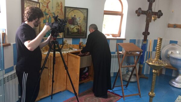 Съемки в Южной Осетии видеоматериалов о контактах алан и армян в эпоху раннего христианства - Sputnik Южная Осетия