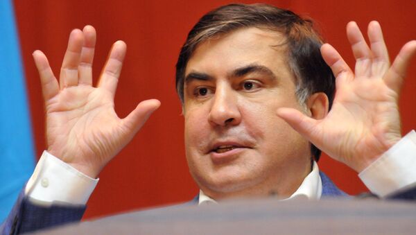 Бывший глава Одесской области Украины Михаил Саакашвили - Sputnik Южная Осетия