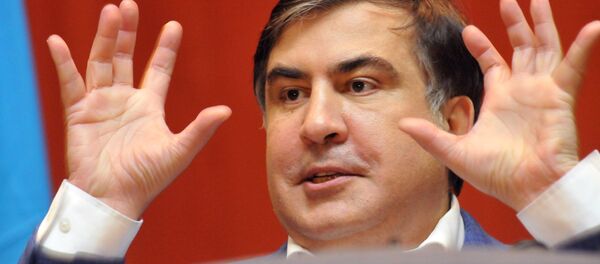 Бывший глава Одесской области Украины Михаил Саакашвили Бывший глава Одесской области Украины Михаил Саакашвили - Sputnik Южная Осетия