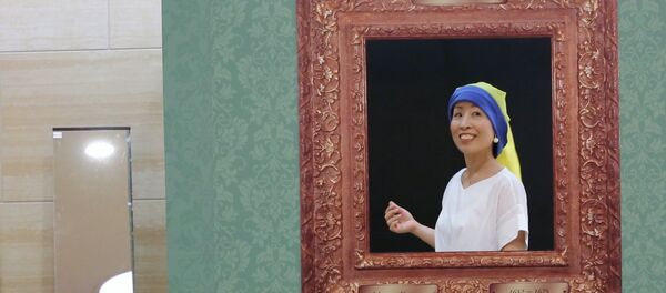 Посетители музея в Японии переодеваются в персонажей картин Посетители музея в Японии переодеваются в персонажей картин - Sputnik Южная Осетия