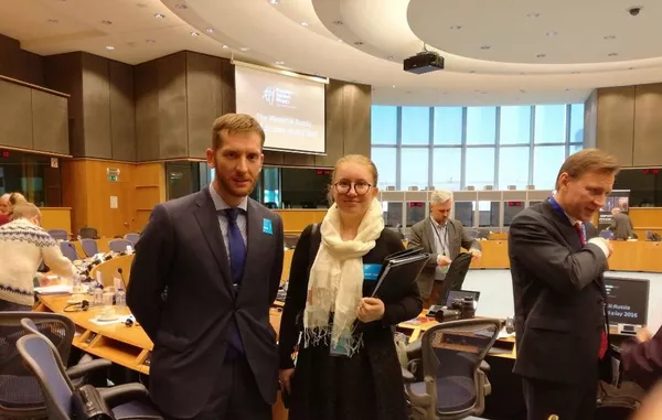 Выступление на пленарной сессии Европарламента в качестве российского делегата от Испании Выступление на пленарной сессии Европарламента в качестве российского делегата от Испании - Sputnik Южная Осетия