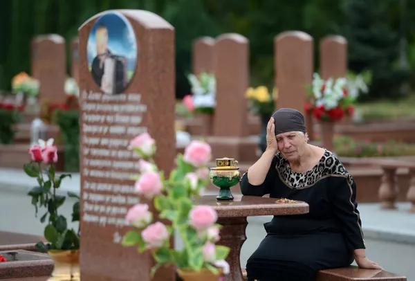 Памятник спецназовцам, погибшим во время освобождения заложников в Бeслане - Sputnik Южная Осетия