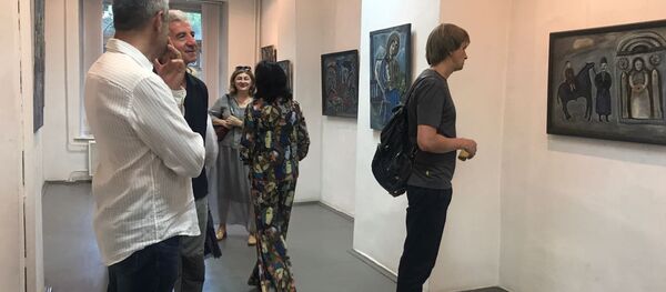 Осетия приехала из Петербурга в Москву: открытие выставок в Галерее А3 Осетия приехала из Петербурга в Москву: открытие выставок в Галерее А3 - Sputnik Южная Осетия