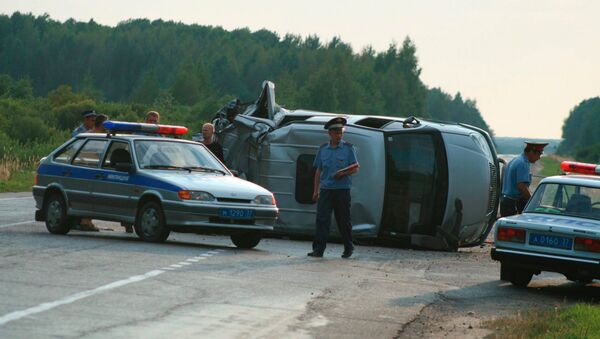 Автомобильная авария на трассе М -7 - Sputnik Хуссар Ирыстон