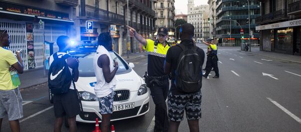Ситуация на месте теракта в Барселоне Ситуация на месте теракта в Барселоне - Sputnik Южная Осетия