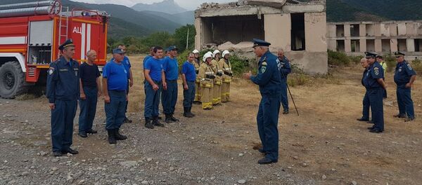 Учения МЧС РЮО - Sputnik Хуссар Ирыстон