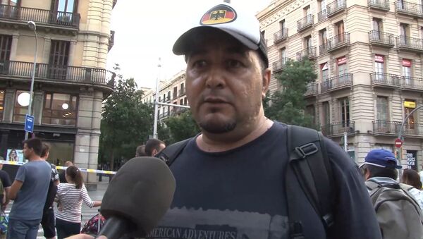 Очевидцы рассказали о теракте в Барселоне - Sputnik Южная Осетия