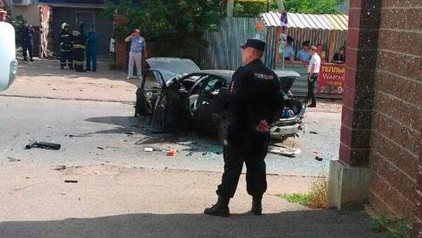 В Уфе в припаркованной машине взорвалась бомба - Sputnik Южная Осетия