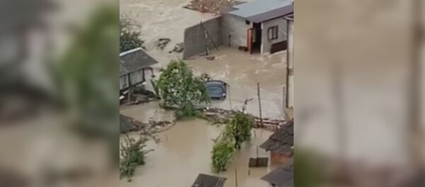 Наводнение в Сухуме 1 Наводнение в Сухуме 1 - Sputnik Южная Осетия