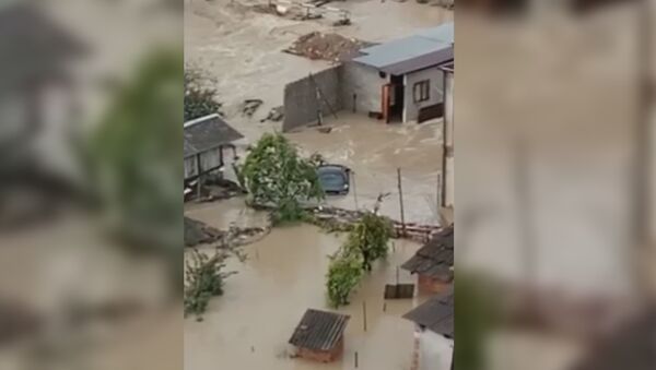 Наводнение в Сухуме 1 - Sputnik Южная Осетия