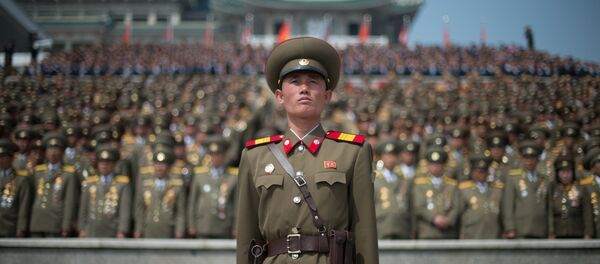 Праздничные мероприятия, посвященные 105-й годовщине со дня рождения Ким Ир Сена, в КНДР - Sputnik Южная Осетия