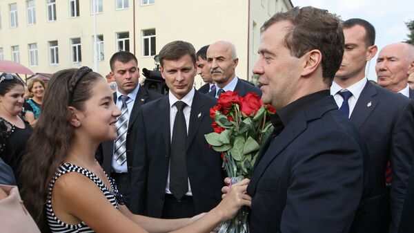Рабочий визит Дмитрия Медведева в Южную Осетию - Sputnik Южная Осетия