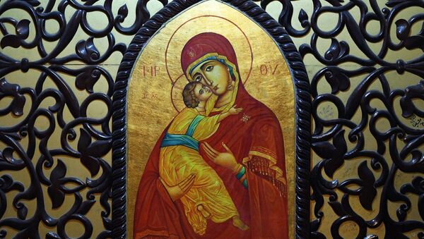 Образ Божией Матери в женском монастыре Рождества Божией Матери - Sputnik Южная Осетия