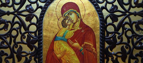 Образ Божией Матери в женском монастыре Рождества Божией Матери - Sputnik Южная Осетия