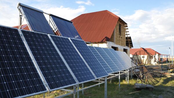 Майминская солнечная электростанция в Республике Алтай - Sputnik Южная Осетия