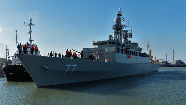 Прибытие отряда кораблей Военно-морских сил Ирана в порт Махачкалы - Sputnik Южная Осетия
