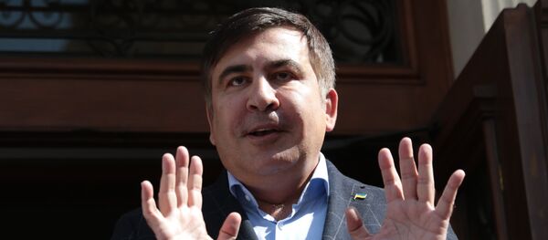 Бывший президент Грузии, экс-губернатор Одесской области Михаил Саакашвили Бывший президент Грузии, экс-губернатор Одесской области Михаил Саакашвили - Sputnik Южная Осетия