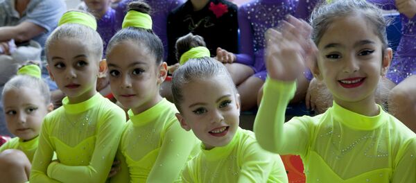 Хуссарирыстойнаг гимнасткӕтӕ Хуссарирыстойнаг гимнасткӕтӕ - Sputnik Хуссар Ирыстон