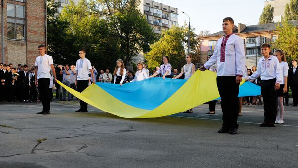 Начало учебного года в школах Украины - Sputnik Южная Осетия