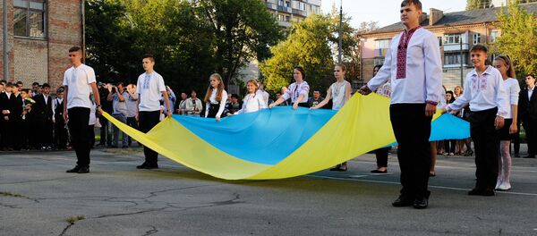 Начало учебного года в школах Украины Начало учебного года в школах Украины - Sputnik Южная Осетия
