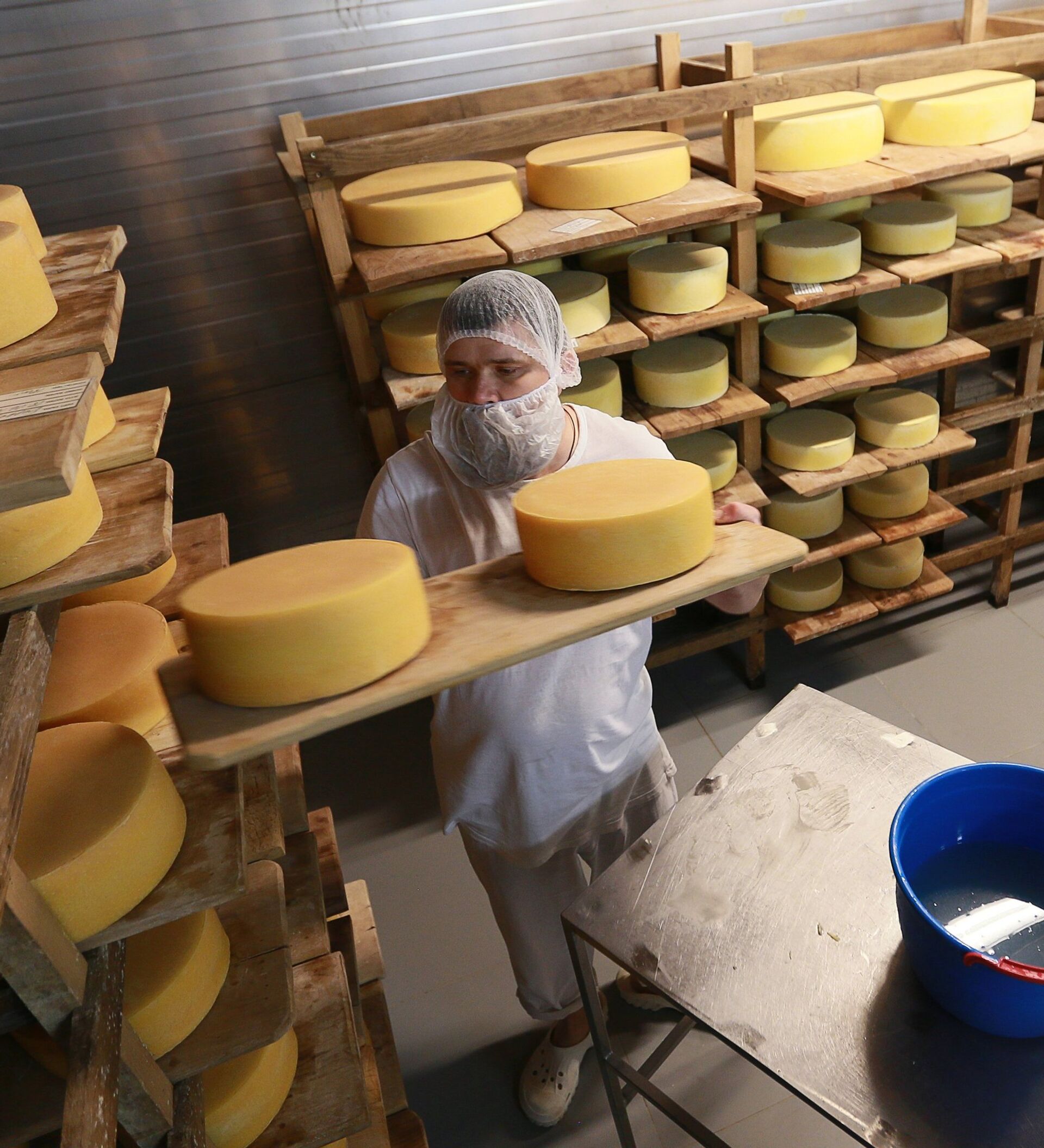 фото изготовления сыра