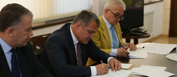 Прием у президента РЮО Прием у президента РЮО - Sputnik Южная Осетия