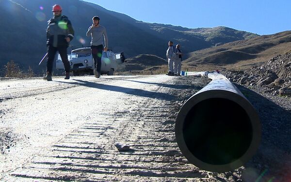 Строительство газопровода в Куртатинском ущелье - Sputnik Южная Осетия