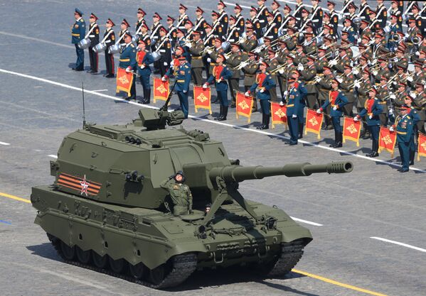 Военный парад в ознаменование 70-летия Победы в Великой Отечественной войне 1941-1945 годов - Sputnik Южная Осетия