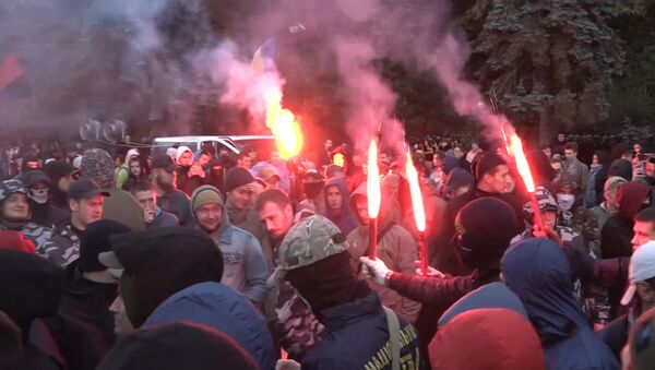 Около здания Рады в Киеве начался митинг против законов Порошенко - Sputnik Южная Осетия