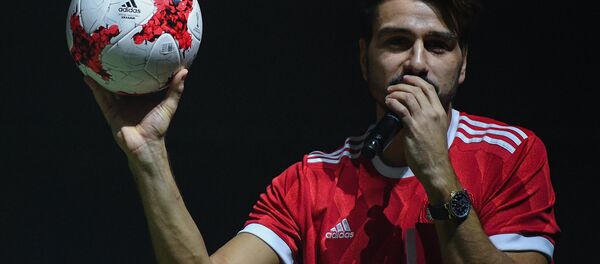 Презентация новой формы сборной России по футболу и официального мяча Кубка конфедераций - 2017 Презентация новой формы сборной России по футболу и официального мяча Кубка конфедераций - 2017 - Sputnik Южная Осетия