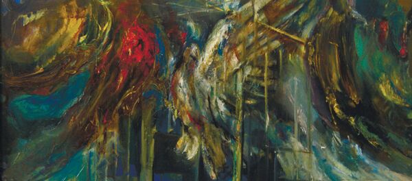 Картина художника Юрия Дзантиева Картина художника Юрия Дзантиева - Sputnik Южная Осетия