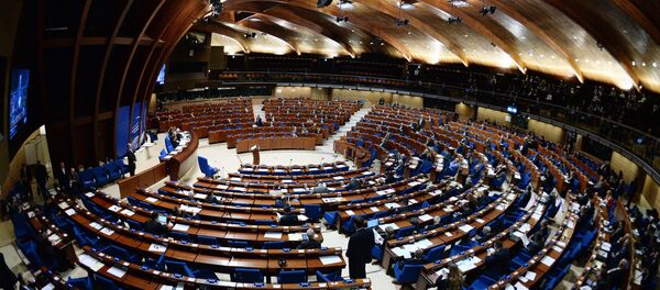Пленарное заседание зимней сессии Парламентской ассамблеи Совета Европы Пленарное заседание зимней сессии Парламентской ассамблеи Совета Европы - Sputnik Южная Осетия