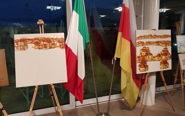 В итальянском городе Пезаро открылась выставка осетинских художников - Sputnik Южная Осетия