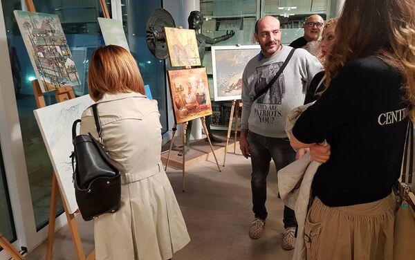 В итальянском городе Пезаро открылась выставка осетинских художников - Sputnik Южная Осетия
