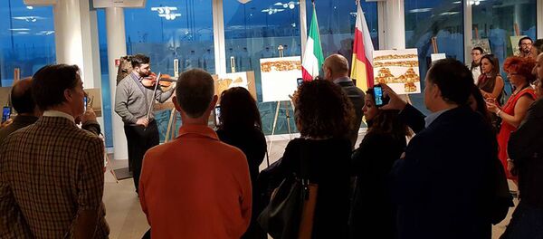 В итальянском городе Пезаро открылась выставка осетинских художников В итальянском городе Пезаро открылась выставка осетинских художников - Sputnik Южная Осетия