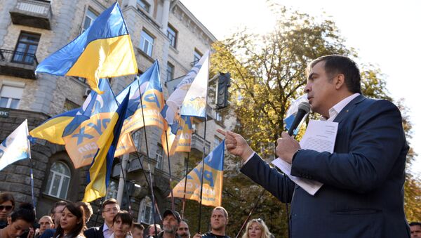 Выступление М. Саакашвили в Киеве - Sputnik Южная Осетия