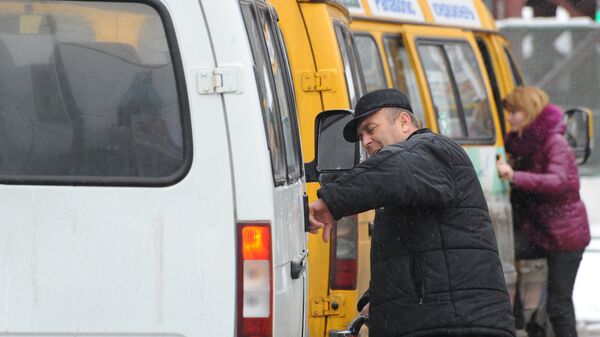 Работа маршрутных такси в Москве - Sputnik Южная Осетия