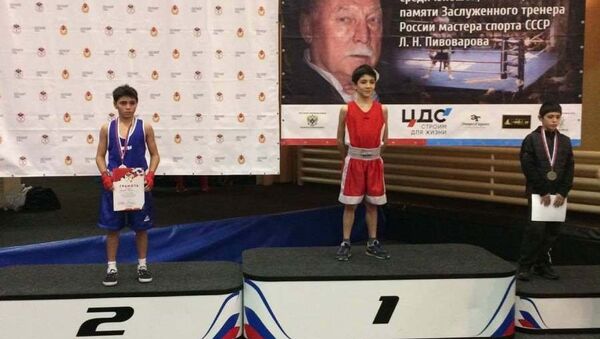 Боксер из Южной Осетии стал вторым на турнире в Петербурге - Sputnik Хуссар Ирыстон